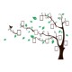 Photo Frame Tree Photo Tree Acrylic Stereo 3D Wall Sticker Sofa Tv Background Wall Living Room Bedroom Small Fresh Decoration