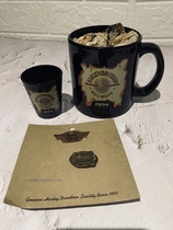 201207 Domain Motorcycle Harley Ceramic Mug Water Glass Wine Glass Crest 90s Set