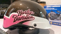 21308 magic locomotive Harley female pink semi helmet