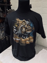 Spot XL 201209 Magic Locomotive Harley Mens Bad Dog Series Short Sleeve T-Shirt Import
