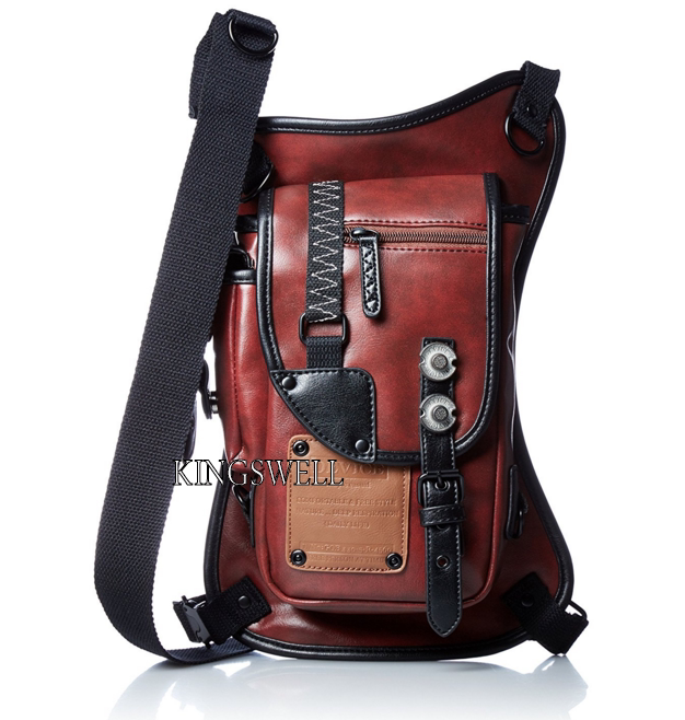 17606 Harley retro motorcycle motorcycle multifunctional leg bag satchel bag running bag Knight bag imported from Japan