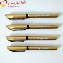 Xinhua Insurance Signature Pen Native gold pen Company Gift Pen Ink Pen Signature Pen Spot Can Be Scattered