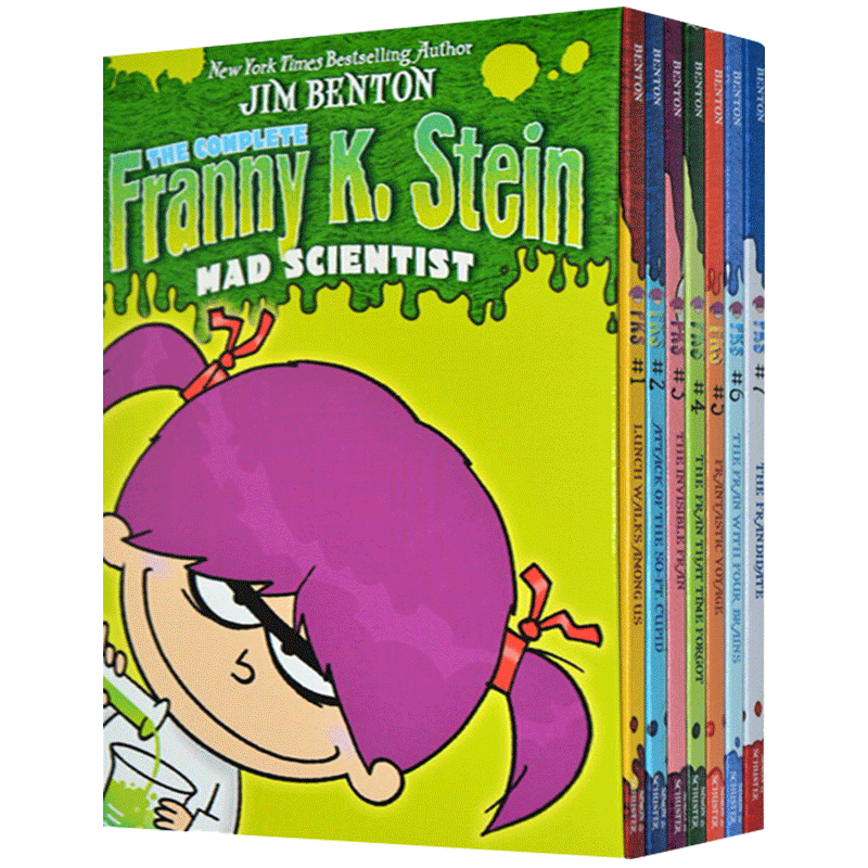科学小超人弗兰妮7册套装英文原版儿童读物Complete Franny K