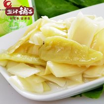 Red oil bamboo shoots Mountain pepper Bamboo shoots vegetarian vegetables 200g bagged meals Bamboo shoots pointed bamboo shoots dried snacks snacks