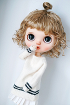 (Big Size 87) (biu) (1 month)Small cloth 3 4 6 points Detachable Imitation mohair wig