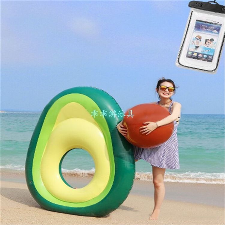 Vòng bơi dành cho người lớn quả bơ vòng nách vòng nước nổi giường nổi bơm hơi hàng nổi vỉ lớn phao cứu sinh quả lê quá khổ - Cao su nổi