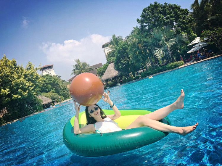 Vòng bơi dành cho người lớn quả bơ vòng nách vòng nước nổi giường nổi bơm hơi hàng nổi vỉ lớn phao cứu sinh quả lê quá khổ - Cao su nổi