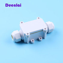 Supply Deenlai G711 mini IP68 waterproof grade one out and one in white waterproof junction box