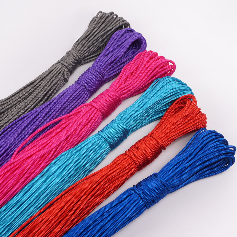 2mm umbrella rope bracelet braid line DIY bracelet thin round rope accessories braiding material 30 meters 100 meters