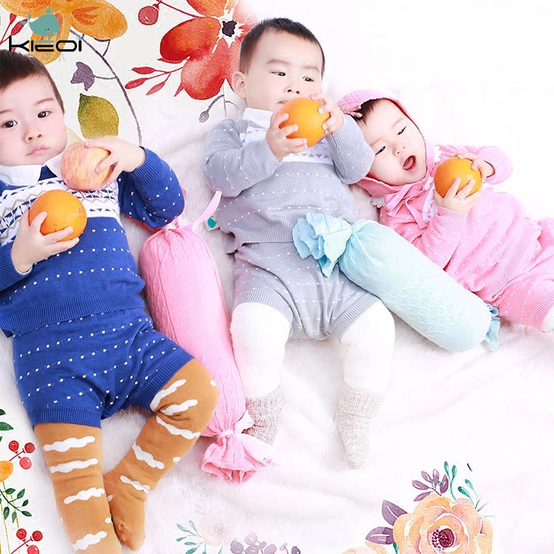 Baby Baby Needles Jersey Boy Girl Child Pure Cotton Sweater Newborns Children Sanitary Clothes Spring Autumn Two Style Suits