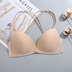 Đánh dấu trước khóa vẻ đẹp cô gái chéo đồ lót mỏng cup sexy bộ sưu tập áo ngực mỏng với off-the-vai áo ngực nhỏ. 