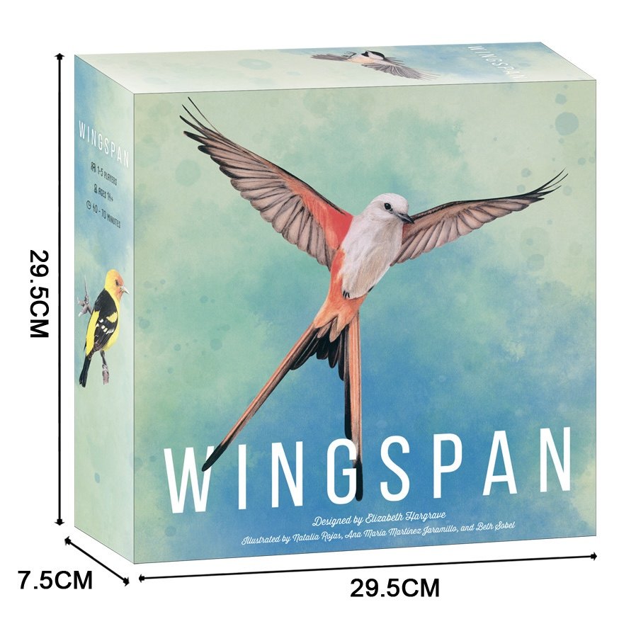 Английская версия настольной игры Wingpan game Hummingbird содержит карточную настольную игру Swift Start Pack Изображение 1