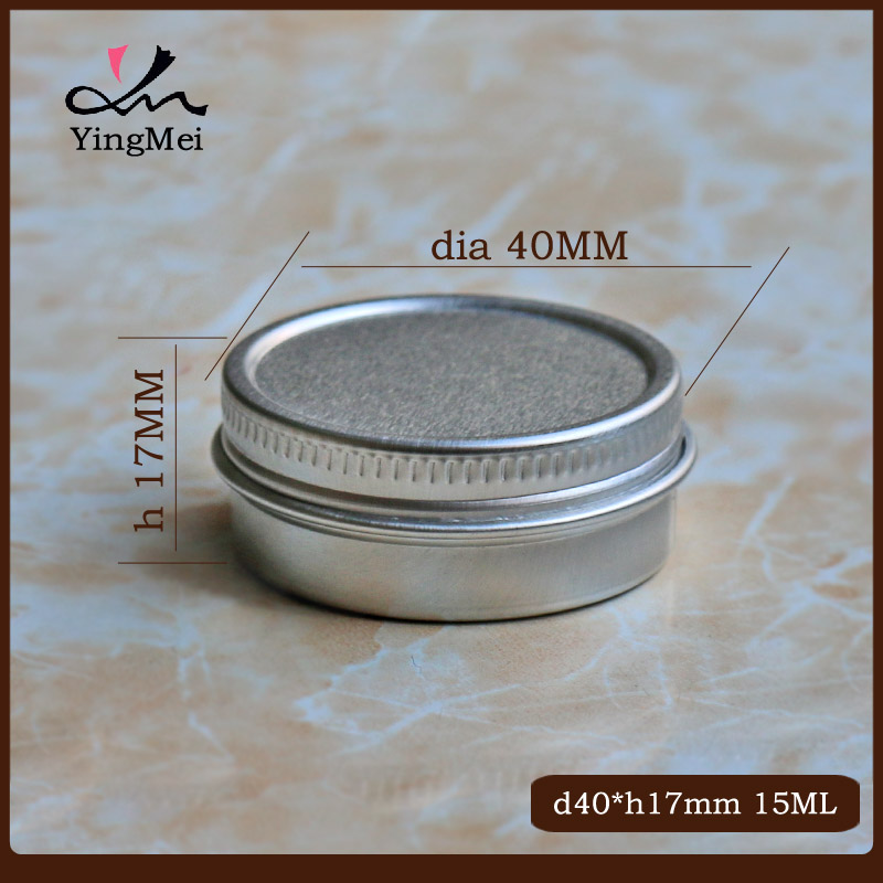 Hộp nhôm 15ml Hộp nhôm 40 * 17mm có thể 15g gram bông tai vòng cổ vòng tay vòng chân vòng chân nhỏ trang sức phụ hộp nhôm - Vòng chân lắc chân vàng pnj