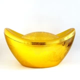 Реалистичный большой слиток, праздничнный пластиковый декор, на удачу