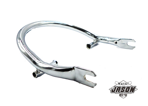 CG125 xe máy retro sửa đổi đuôi U-tube zj125 xf125 tail lan can tailstock mà không sửa đổi khung inox bảo vệ xe sh mode