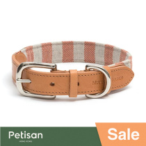 Break Code Promotion] Orange White Stripes Project Circle MuttsHounds UK Retro Artisanal Pet Dog Fashion Surround
