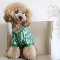 2 8-hair knitwear cardigan over Glam clothes fall winter trend big and small dog petisan
