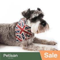 Miword Flag Inn Pet Saliva towel Mutts Hounds UK imported linen cat dog decoration petisan