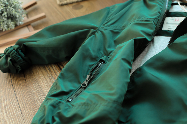 Áo khoác mềm mại cho trẻ em Hàn Quốc 2019 Mùa xuân và mùa đông Mùa đông Trẻ em Zipper Jacket Áo khoác bé trai trùm đầu áo khoác da bé gái