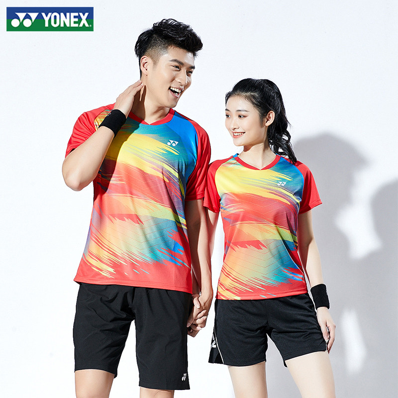 yonex badminton t shirts and shorts