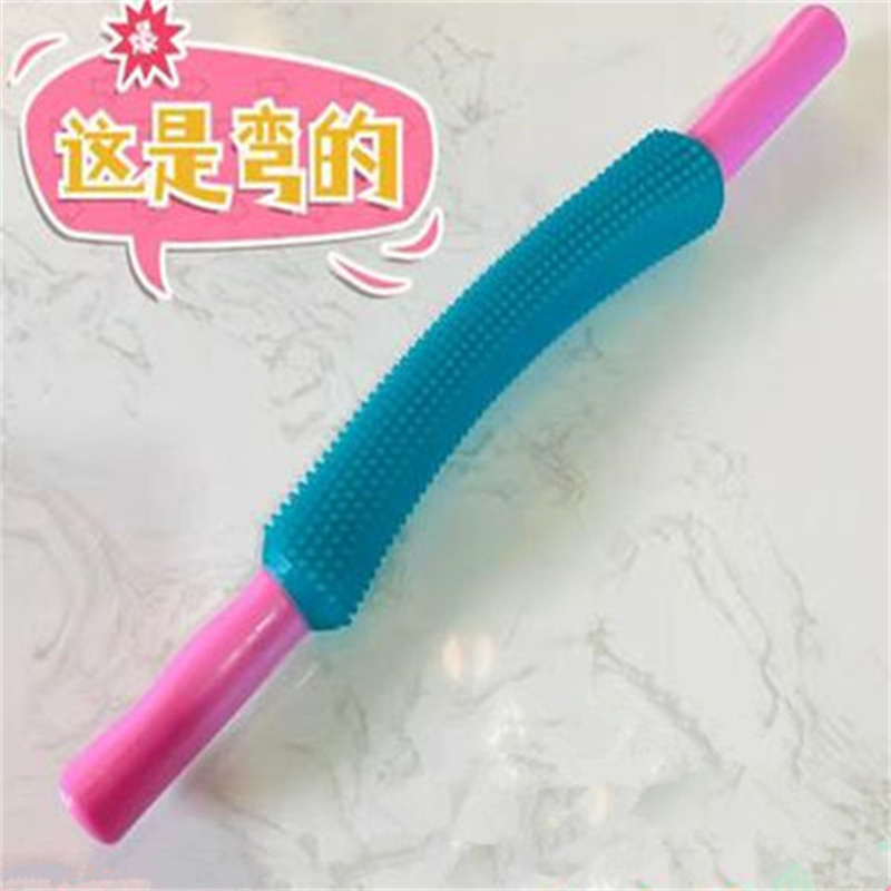 Beauty salon silicone rolling tendon stick meridian brush stomach leg back dredging massage whole body universal product Daquan artifact