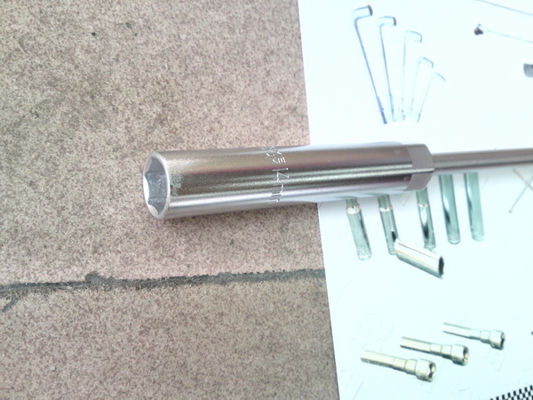 T-type thêm dài, kéo dài T14 hex socket, điều chỉnh phanh nut, sửa chữa xe máy công cụ đặc biệt cờ lê tự động
