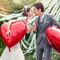 Romantic Big Number 50CM Aluminum Film Steamball Love Steam Ball Cours Wedding Wedding Wedding Wedding Wedding Wedding Celebration