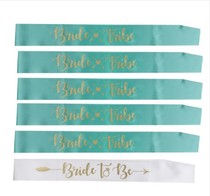 Creative single party pre-wedding party bride to be bridal bridesmaid sister Group shoulder strap etiquette strap