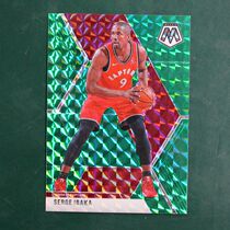 19-20Panini NO69 Raptors Ibaka mosaic folded green fold