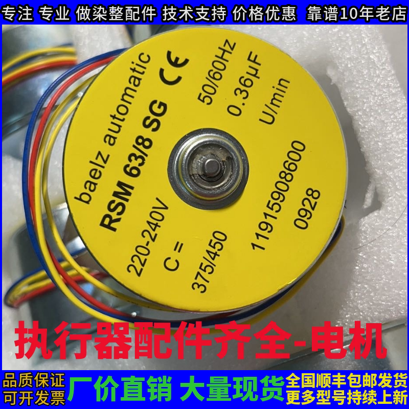 BAELZ Bellz RSM638 SG electric valve small motor 230V 24V actuator motor