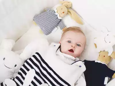 Spot French Trousselier baby music sleep soothing rabbit newborn baby stuffed doll