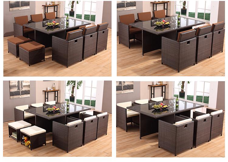 Ban công ngoài trời bàn ghế Wicker ghế cà phê bàn ​​năm mảnh sân vườn mây bàn ghế khách sạn giải trí đồ gỗ ngoài trời - Bàn ghế ngoài trời / sân bàn ghế ban công chung cư