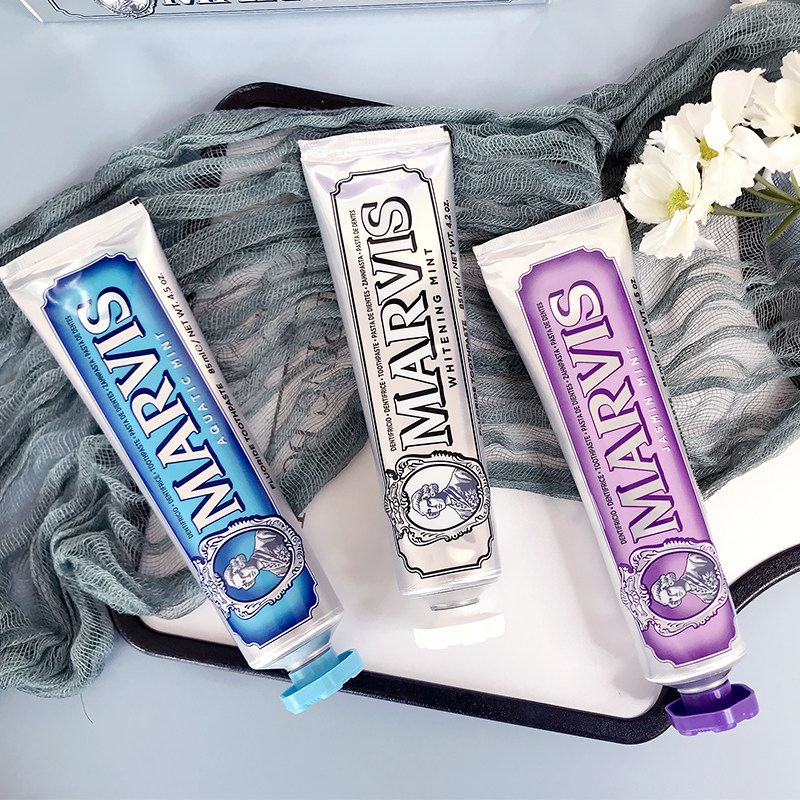 Marvis Mars, Italy whitens toothpaste to smell fresh mint yellow tooth stains