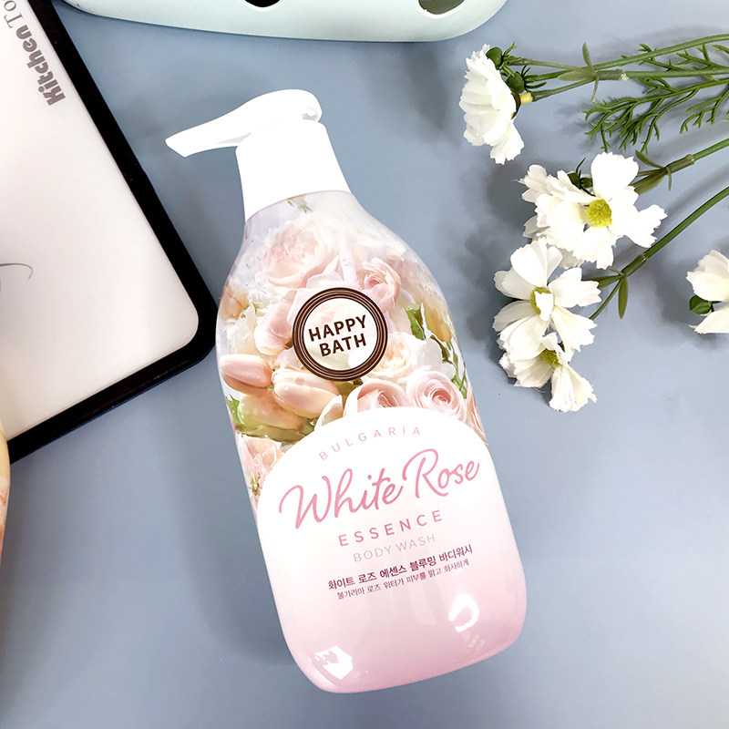 Amore Happy Bath Fragrance Shower Gel White Rose Perfume Lasting Fragrance Moisturizing Moisturizing Not False Slippery