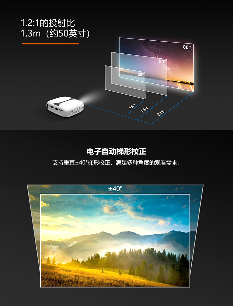 Regal 2018 mới cầm tay mini micro máy chiếu gia đình HD 1080P wifi không dây điện thoại di động máy chiếu Android Apple rạp hát tại nhà thông minh không có TV màn hình