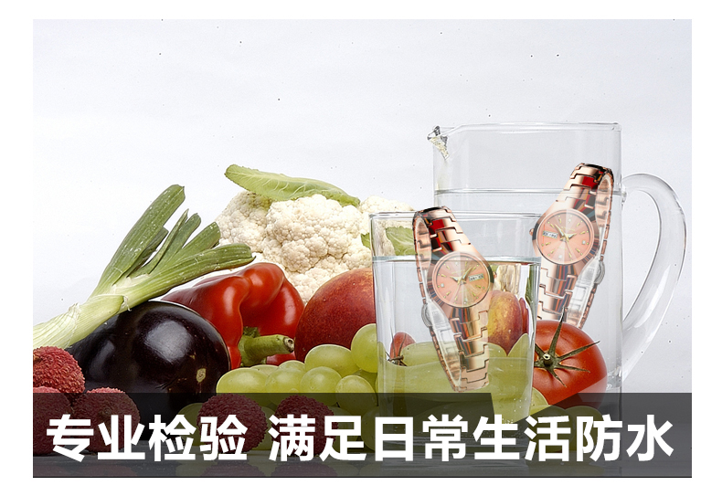 瑞士正品牌钨钢女士表手表女表防水韩版夜光潮