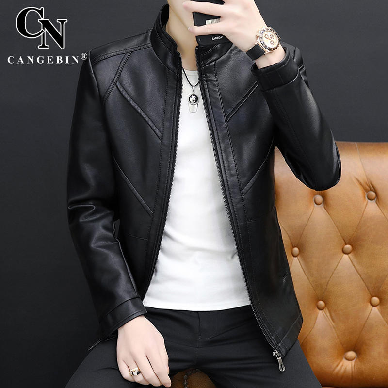 Leather leather men's head layer cowhide jacket 2021 new trend handsome Korean slim Haining sheep jacket