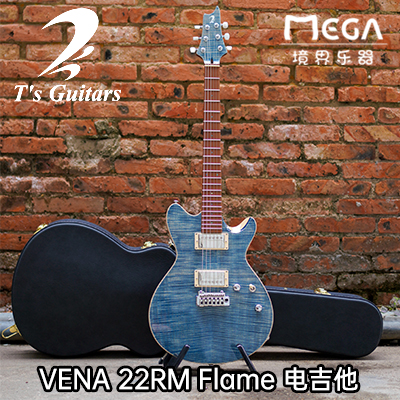 T’s Guitars Vena24-7弦　【Se-Vena】 T's Guitars Vena 22 w/1996T (Centura Blue) [SN.070052] -Made