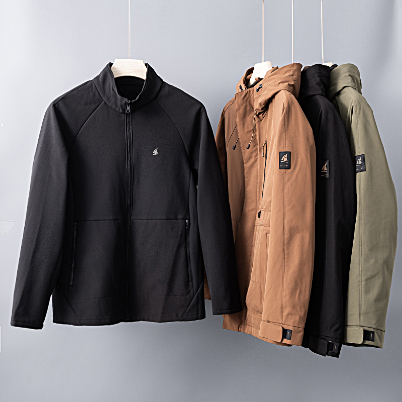 Hs245 Cut-Label Three-Proof Fabric 3D Three-Dimensional Detachable Liner One-Jacket-Three-Wear Jacket