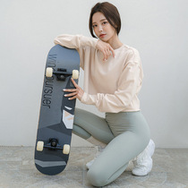 Short new yoga T - shirt jacket long sleeve female Han Edition Fashion Yoga Fashion Autumn and Winter Sports 2022 loose