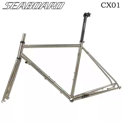 Seaboard Cloud shore CX01 Tsunami road disc brake steel frame flat handle Curved handle Off-road bicycle frame retro