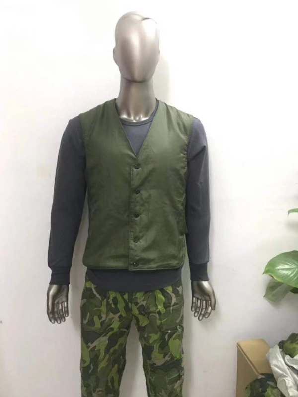 Phân phối chính hãng 87 tàu chiến cotton vest vest mùa thu và mùa đông ấm nhung dày nam và nữ bảo vệ lao động quân đội cung cấp đặc biệt - Áo thể thao