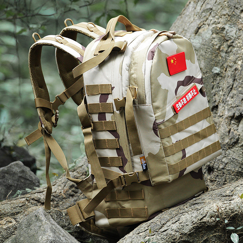 3D attack back outdoor camouflage tactics pack men and women camping hiking hiking hiking hiking hiking backpack scratchproof wear-resistant