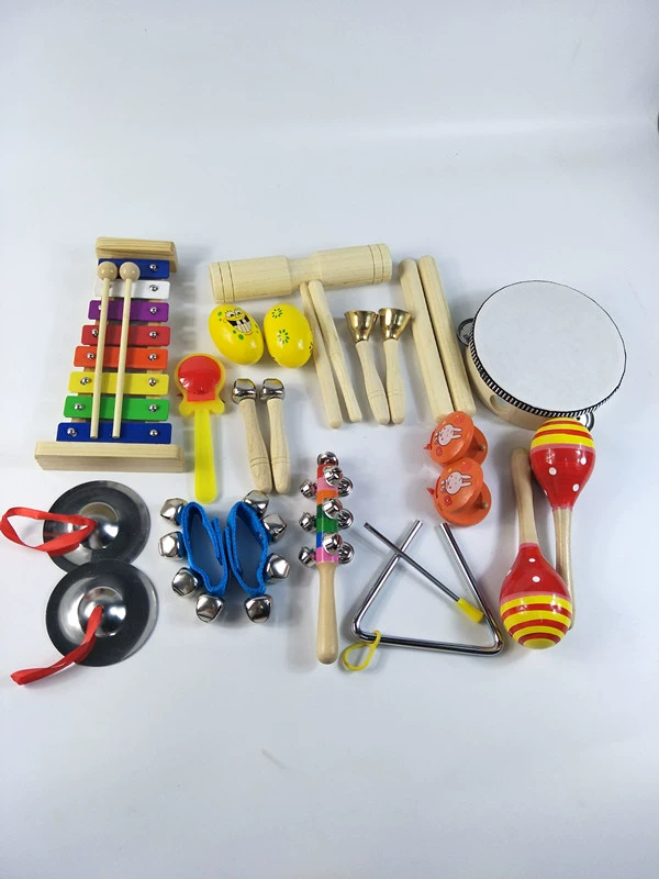 Bộ sản phẩm âm nhạc Orff quảng cáo Kết hợp 6 miếng Trẻ em Bộ gõ Đồ chơi mẫu giáo sớm mua đồ chơi âm nhạc cho bé