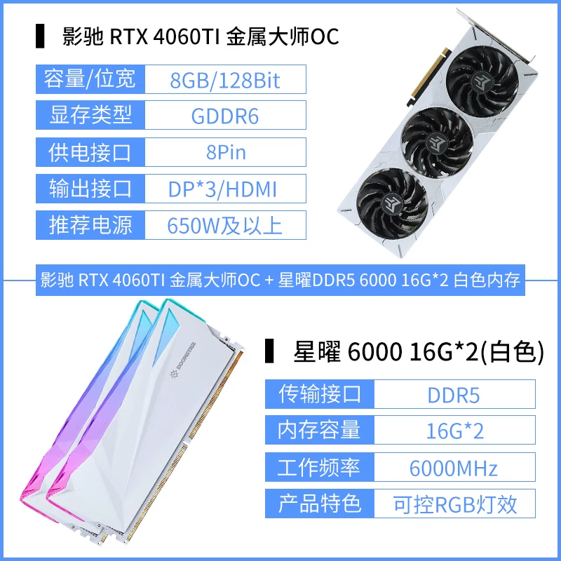 GALAXY GeForce RTX 5060Ti Metal Master 8G настольный компьютер DLSS 4.5 видеокарта официально новое