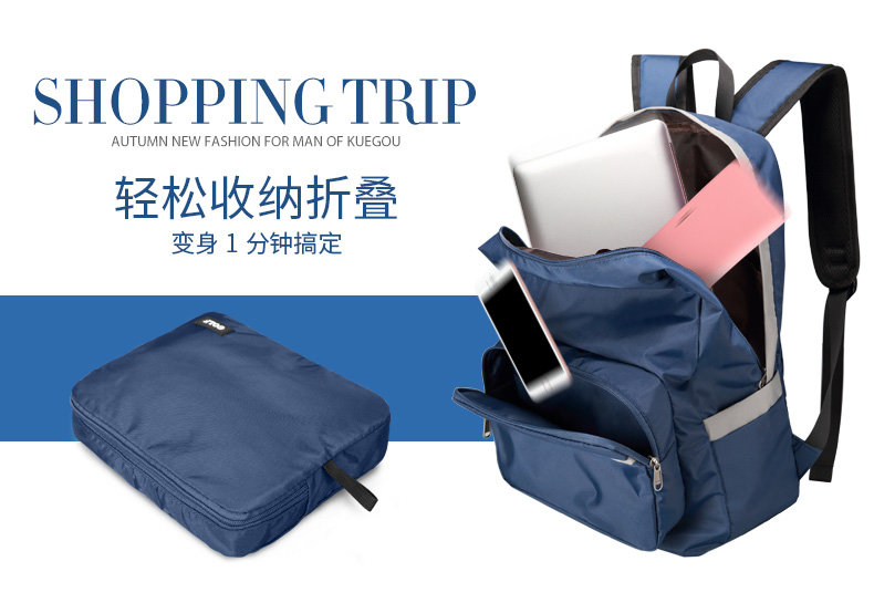 GOLF gấp ba lô ánh sáng 2018 người đàn ông giản dị của công suất lớn du lịch ba lô nữ chống bắn tung tóe nước siêu ánh sáng ngoài trời balo da nam