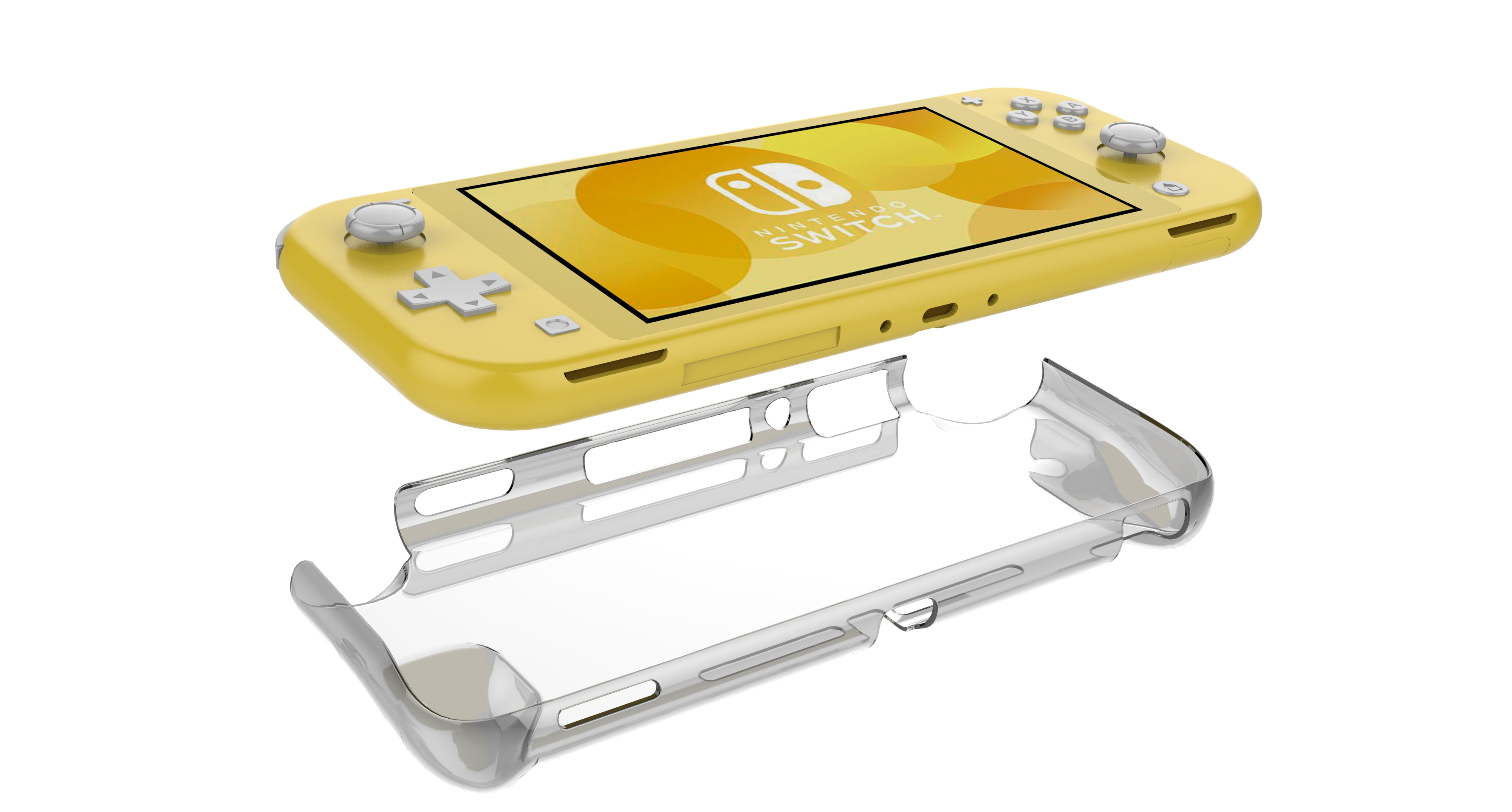 Nintendo switch lite protective sleeve transparent crystal integrated shell ns handle sleeve console host hardshell