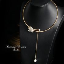 Strange fashion simple neck chain neck chain fairy Super fairy opening adjustable collar pendant accessories