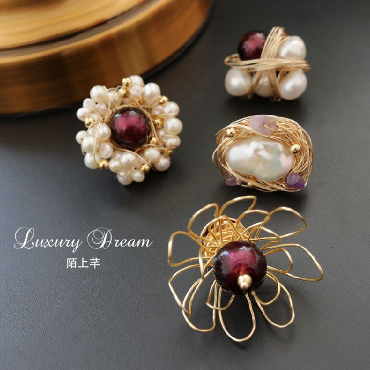 Baroque trâm cài áo chống ánh sáng pin nhỏ trang trí sáng tạo hoang dã Nhật Bản nhỏ ngọc trai trâm ghim cài cổ áo sơ mi nam