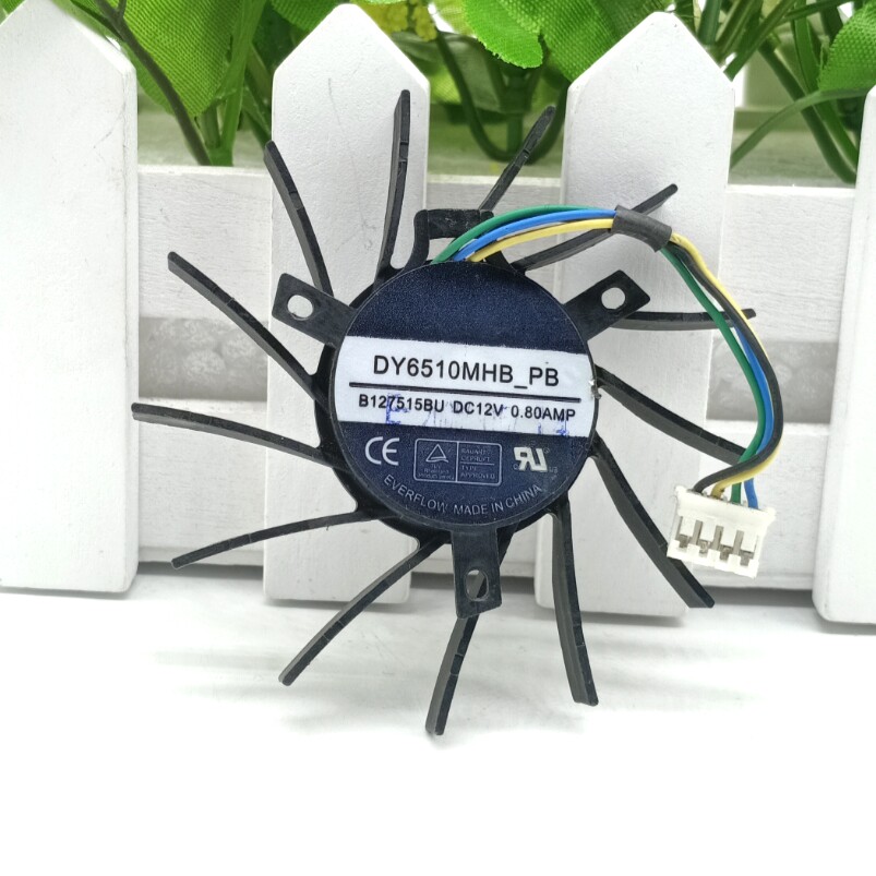 DY6510MHB-PB 0 8A MGT7012YB-W15 graphics card fan bore 32MM diameter 65MM 4PW